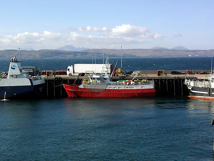 Unloading at Mallaig Harbour
